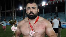 Aba Güreşi Türkiye Şampiyonası’nın başpehlivanı Barış Güngör oldu