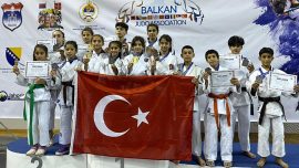 Minikler Balkan Judo Şampiyonası’nın ilk gününde 14 madalya