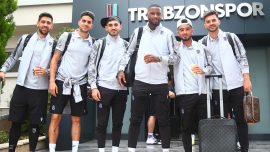 Trabzonspor Monaco karşılaşması için Fransa’ya gitti
